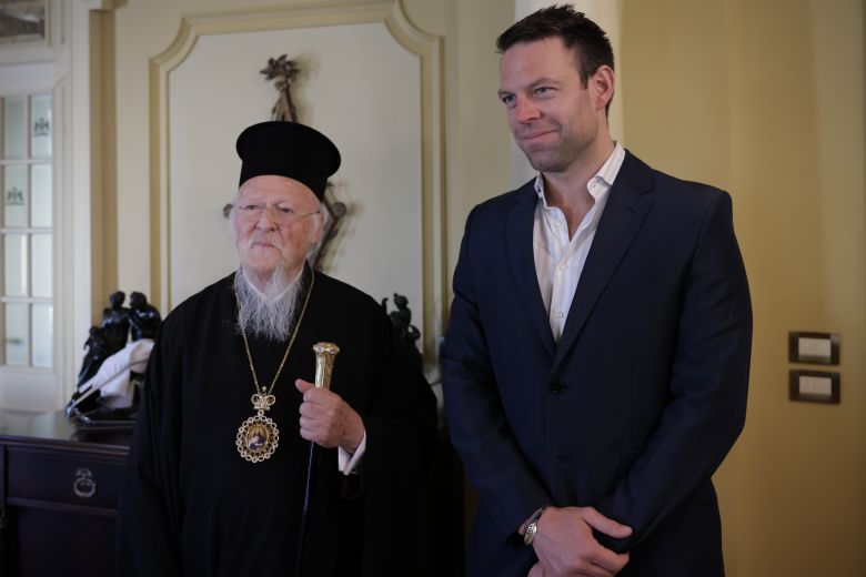 Με τον Οικουμενικό Πατριάρχη συναντήθηκε ο Στέφανος Κασσελάκης