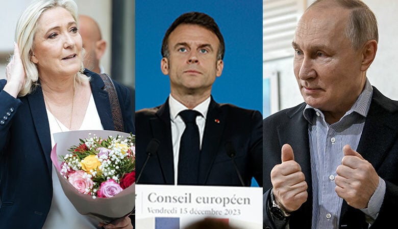 Washington Post: «Σκευωρία Πούτιν-Λεπέν για να ρίξουν τον Μακρόν και να αποσταθεροποιηθεί η Ευρώπη»