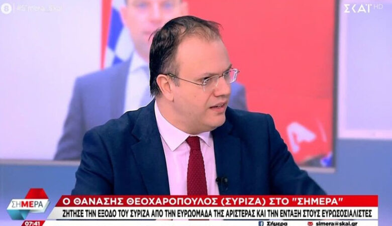 Θεοχαρόπουλος: Δεν θέλω ο ΣΥΡΙΖΑ να είναι ένα κόμμα διαμαρτυρίας, αλλά ένα κόμμα διακυβέρνησης