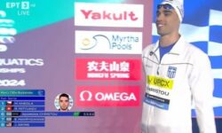 Παγκόσμιο Πρωτάθλημα υγρού στίβου: «Χάλκινος» ο Χρήστου και 4ος ο Μακρυγιάννης στα 100 μ. ύπτιο – Βίντεο η κούρσα