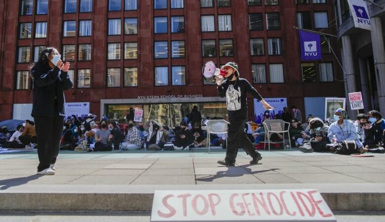 Πάνω από 130 συλλήψεις στη Νέα Υόρκη στη διαδήλωση φοιτητών υπέρ των Παλαιστινίων
