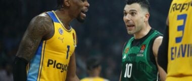 Euroleague: «Έσπασε» την έδρα του Παναθηναϊκού η Μακάμπι στο πρώτο ματς των πλέι οφ