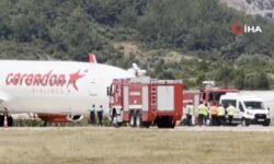 Τρόμος για 190 επιβαίνοντες ενός Boeing 737 όταν έσκασε ο μπροστινός τροχός κατά την προσγείωση στην Αττάλεια της Τουρκίας