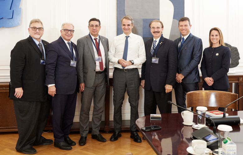 Συνάντηση του πρωθυπουργού με αντιπροσωπεία της ομογενειακής οργάνωσης AHEPA