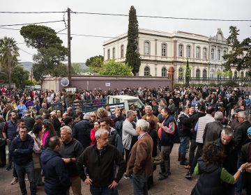Ολοκληρώθηκε το συλλαλητήριο των κτηνοτρόφων στη Μυτιλήνη