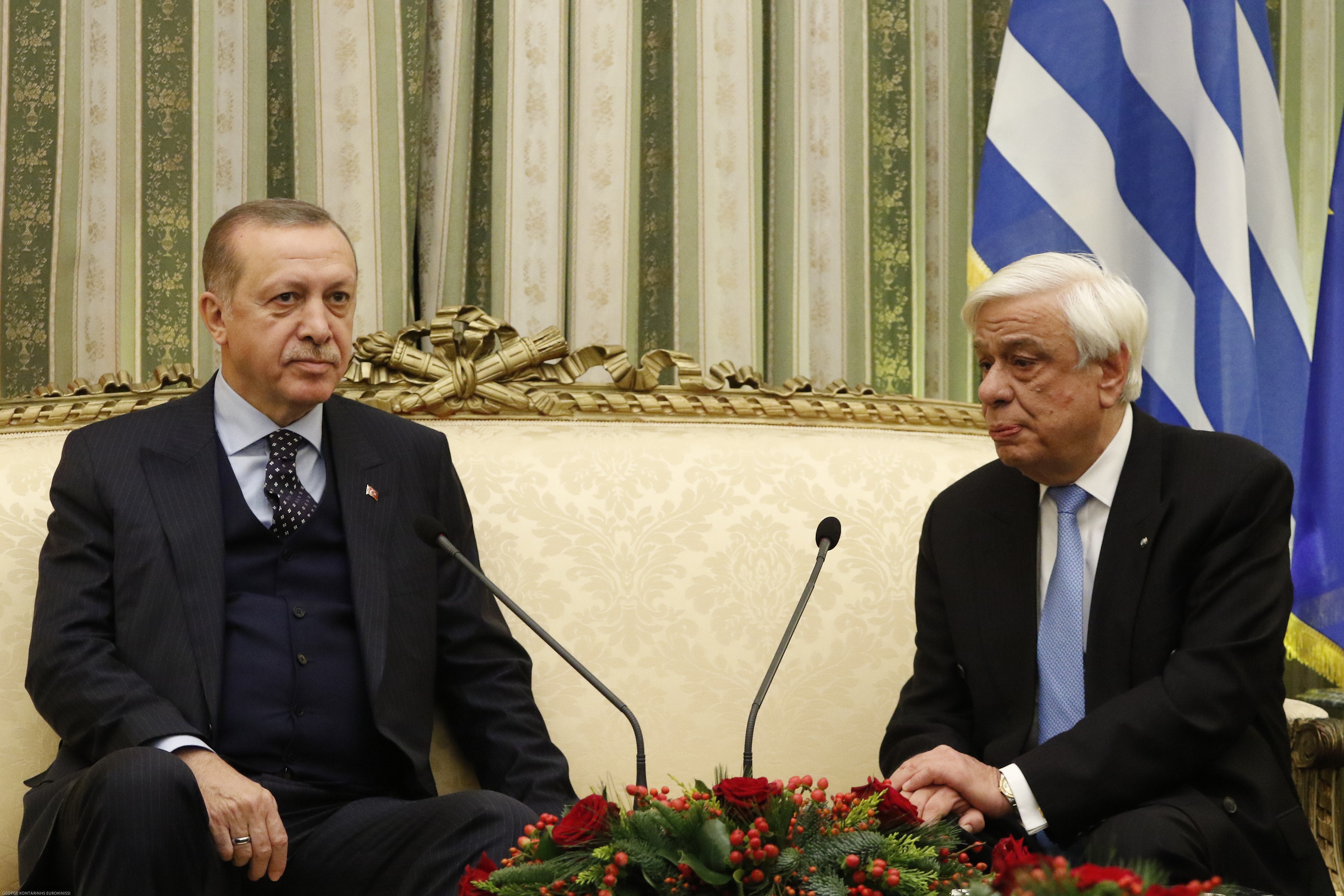 Μήνυμα στήριξης Ερντογάν στον Πρ. Παυλόπουλο
