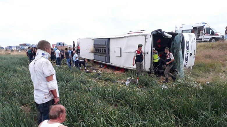 Τουρκία: Έξι νεκροί και δεκάδες τραυματίες από ανατροπή λεωφορείου