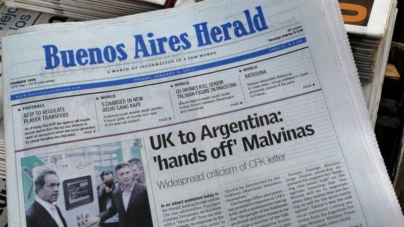 «Λουκέτο» μετά από 140 χρόνια για την ιστορική Buenos Aires Herald