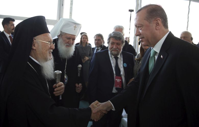 Σε πολύ καλό κλίμα η συνάντηση Βαρθολομαίου με Ερντογάν