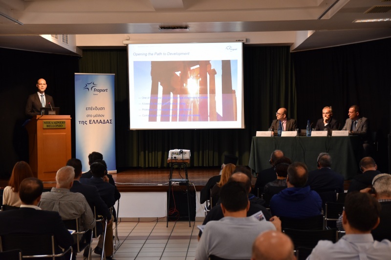 Η Fraport Greece παρουσίασε τα σχέδιά της για το Αεροδρόμιο Σαντορίνης
