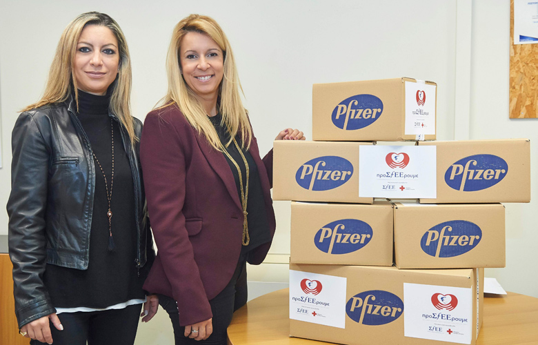 Η Pfizer «προΣfΕΕρει» ελπίδα και χαμόγελα στο Γηροκομείο Ζωσιμάδων Ιωαννίνων