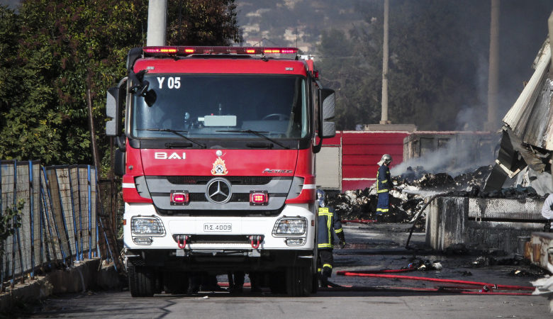 Φωτιά σε εταιρεία ανακύκλωσης στο Καλοχώρι Θεσσαλονίκης