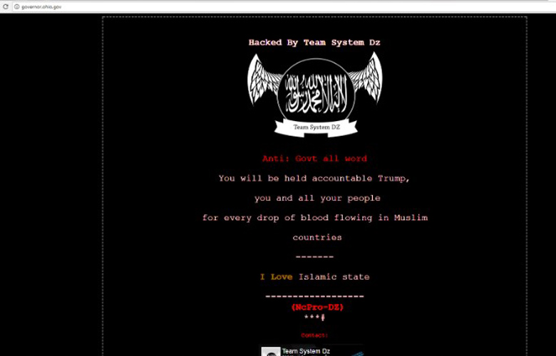 Χάκερ έριξαν κυβερνητικές σελίδες με μηνύματα υπέρ του ISIS