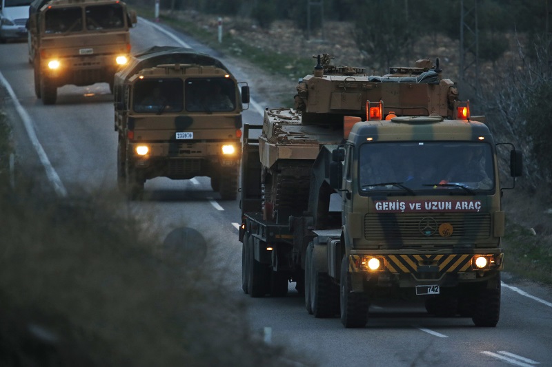 Ενισχύσεις στα σύνορα με τη Συρία στέλνει η Άγκυρα