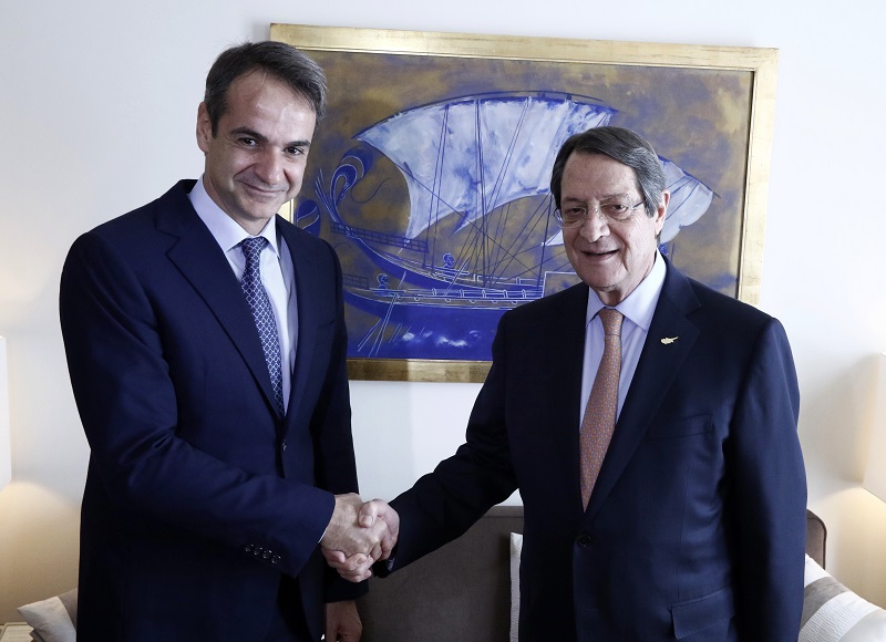 Το κυπριακό στο επίκεντρο της συνάντησης Μητσοτάκη – Αναστασιάδη