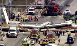 Κατέρρευσε πεζογέφυρα στη Φλόριντα, φόβοι για πολλά θύματα