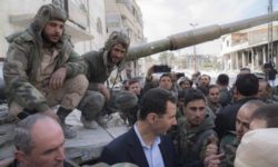 Στην ανατολική Γούτα ο Άσαντ, επισκέφθηκε θέσεις του στρατού