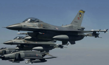 Τουρκικά F-16 πάνω από τις Οινούσσες