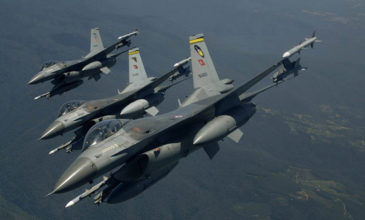 Τούρκικα F-16 ετοιμάζονταν για την γιορτή της πτώσης της Σμύρνης πάνω από τον Κοτζιά