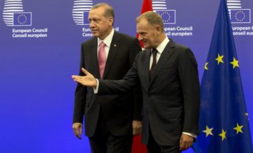 Ξεκίνησε η «δύσκολη» συνάντηση Ερντογάν με Γιούνκερ και Τουσκ