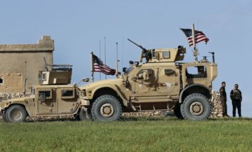 Anadolu: Οι ΗΠΑ κατασκευάζουν στρατιωτικές βάσεις στη Μανμπίτζ