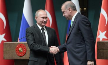 Συμφωνίες συνεργασίας υπογράφουν Πούτιν και Ερντογάν