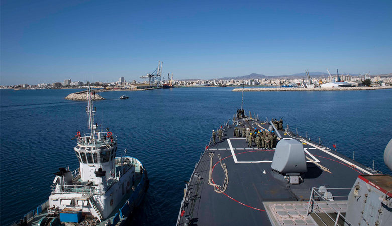 Πυραυλοφόρο αντιτορπιλικό των ΗΠΑ έφτασε στη Κύπρο