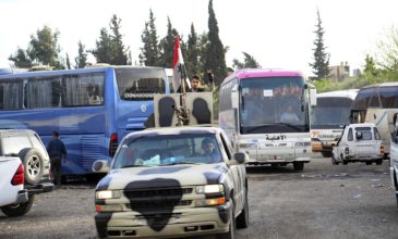 Αντάρτες αποχωρούν από θύλακα βορειανατολικά της Δαμασκού