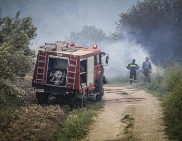 Πυρκαγιά στην περιοχή Σπιάντζα του Πύργου