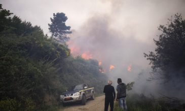 Μεγάλη πυρκαγιά σε εξέλιξη στην Ηλεία