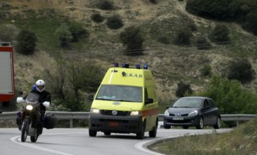 Τραυματισμός πατέρα και των δυο παιδιών του σε τροχαίο στην Κρήτη