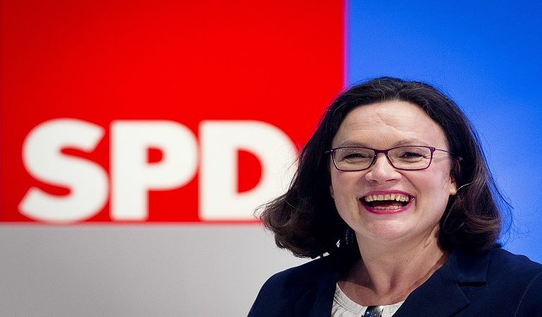 Γερμανία: Την παραίτησή της ανακοίνωσε η πρόεδρος των Σοσιαλδημοκρατών Αντρέα Νάλες