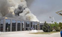 Μεγάλη φωτιά σε εργοστάσιο στην Ξάνθη – Εκκενώνονται οικισμοί