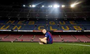 Το μεγάλο αντίο- Ο Ινιέστα μόνος στο άδειο Camp Nou μετά τα μεσάνυχτα