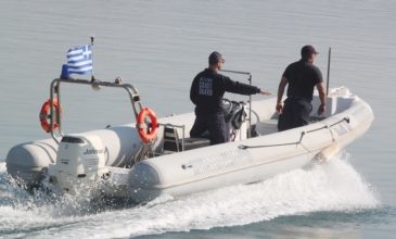 Σκάφος της FRONTEX έσωσε 45 μετανάστες στη Μυτιλήνη