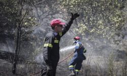 Υπό πλήρη έλεγχο η πυρκαγιά στην περιοχή Εξωχώρα της Ζακύνθου μετά από ολονύχτια μάχη