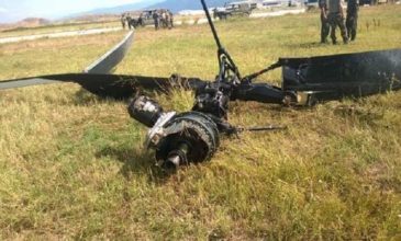 Στρατιωτικό ελικόπτερο έχασε τις έλικες του και κατέπεσε