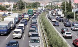 Καραμπόλα πέντε αυτοκινήτων στον περιφερειακό Θεσσαλονίκης