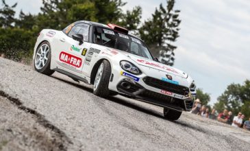 To Abarth 124 Rally στο πόντιουμ των νικητών και στη Σλοβενία