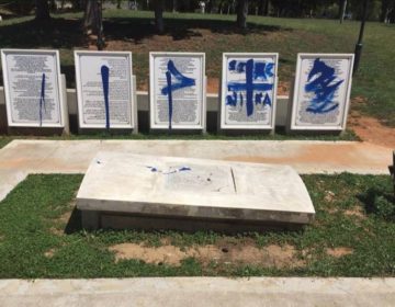 Βεβήλωσαν με μπογιές το εβραϊκό μνημείο μέσα στο ΑΠΘ