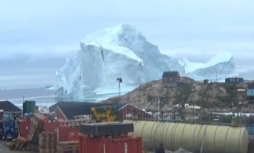 Παγόβουνο απειλεί με τσουνάμι χωριό της Γροιλανδίας (ΒΙΝΤΕΟ)
