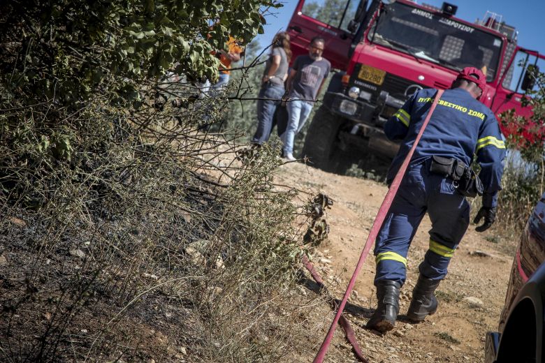 Πυρκαγιά σε εξέλιξη στην Ιεράπετρα