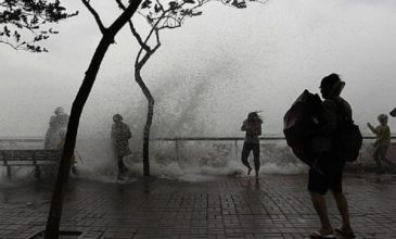 Χάος από τον τυφώνα Αμπίλ στην Κίνα