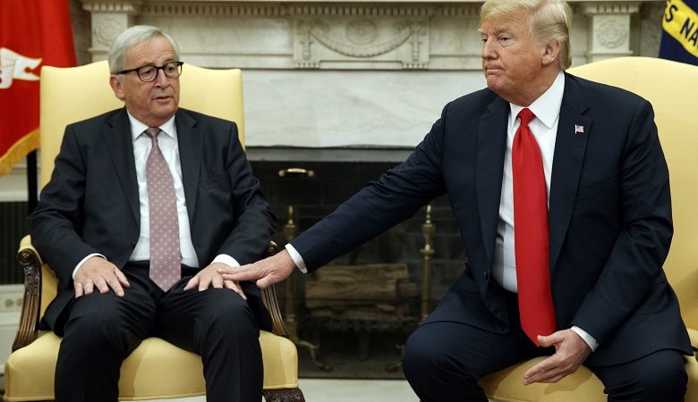 Αισιόδοξος ο Τραμπ για συμφωνία με την Ευρώπη