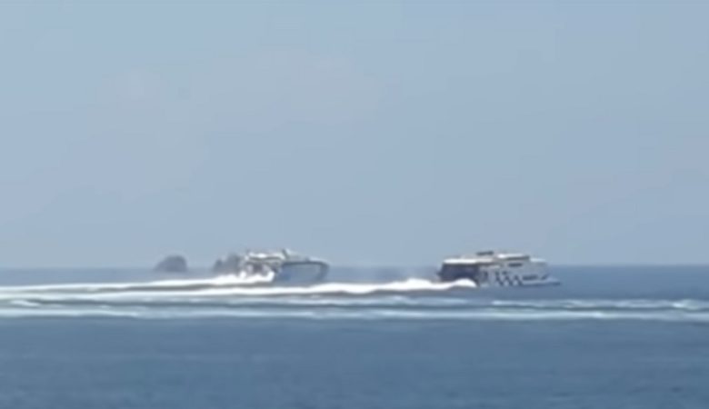«Κόντρες» καπετάνιων έξω από το λιμάνι της Πάρου (ΒΙΝΤΕΟ)