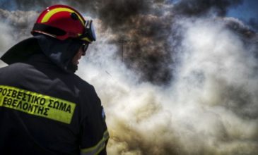 Φωτιά στον Βαρνάβα – Κοντά σε κατοικημένη περιοχή οι φλόγες