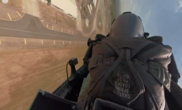 Εμπειρία θέας 360 μοιρών από το πιλοτήριο ενός ελληνικού F-16
