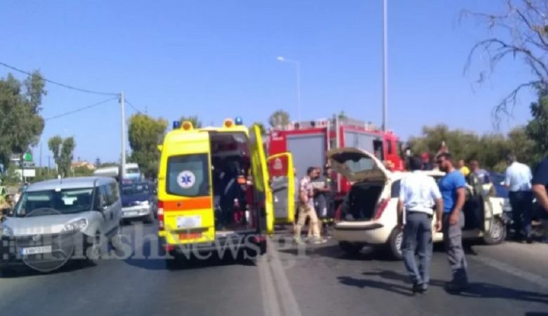 Κυκλοφοριακό κομφούζιο από τροχαίο στα Χανιά