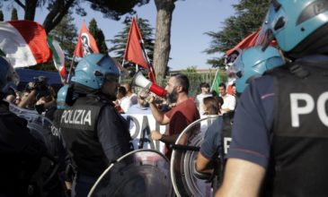 Ένταση ακροδεξιών – αντιφασιστών για την άφιξη μεταναστών στη Ρώμη