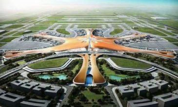 Εντυπωσιάζει το νέο φουτουριστικό αεροδρόμιο του Πεκίνου